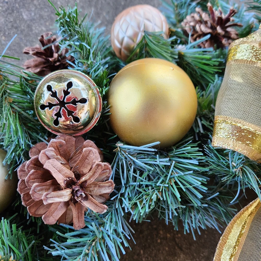 HARK THE HERALD ANGELS SING Christmas Wreath